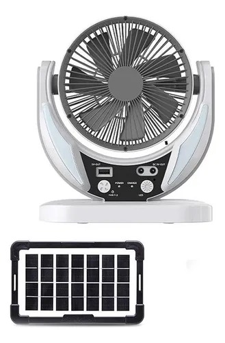 Miniatura 2 de Ventilador Portátil Solar Radio Lámpara